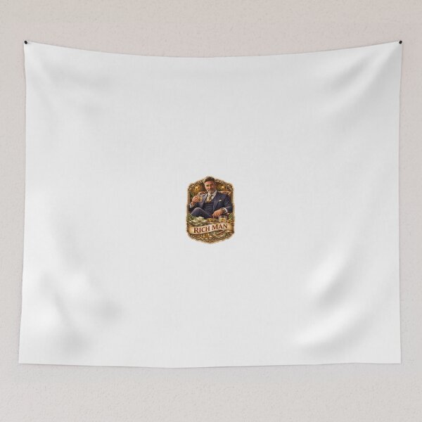 Item preview, Rich Man Vintage Wealth Sticker designed and sold by Var135.