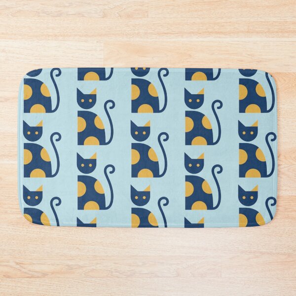 Item preview, Geometric Cat – Abstract Minimalist Design designed and sold by Dogandesighn.