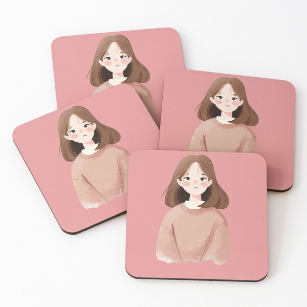 Item preview, “Mentally Tired” – Soft Girl & Pastel Aesthetic Illustration designed and sold by PoenyL1rosy.