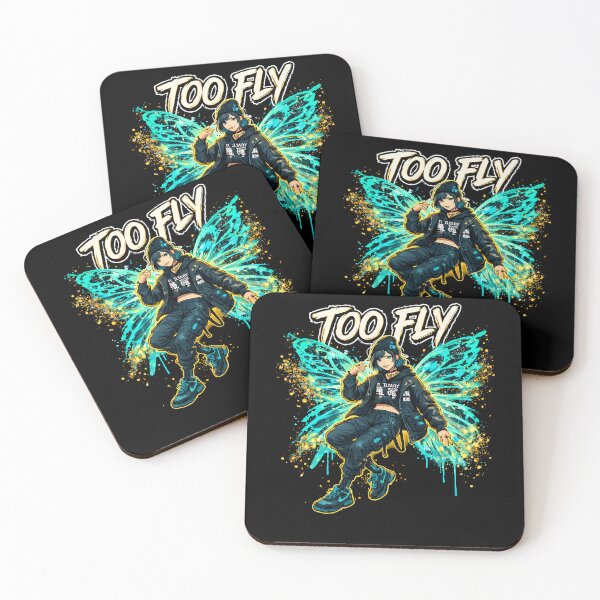 Item preview, Fairycore Anime Streetwear Teal Butterfly Wings designed and sold by etuvibes.