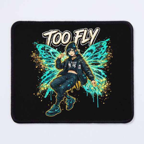 Item preview, Fairycore Anime Streetwear Teal Butterfly Wings designed and sold by etuvibes.