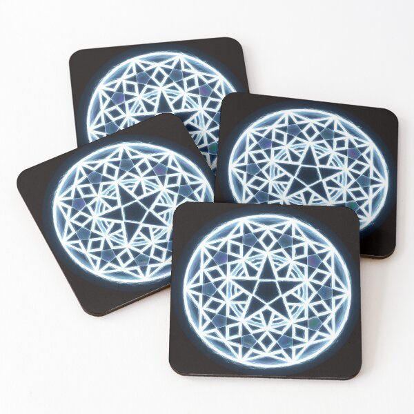 Item preview, Crop circle neon star designed and sold by MessageToEarth.