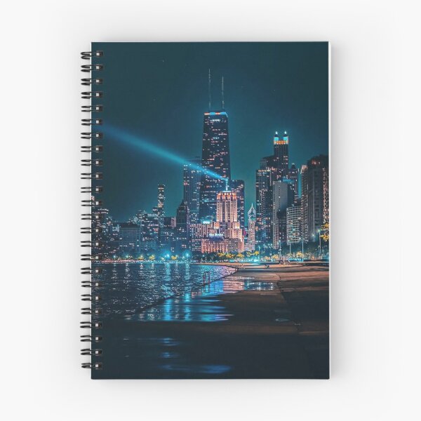 Item preview, Chicago Arch Enemy bSkyline at Night designed and sold by Singreddress.
