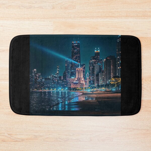 Item preview, Chicago Arch Enemy bSkyline at Night designed and sold by Singreddress.