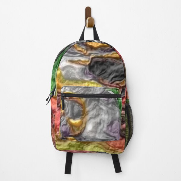 Item preview, golden relics thick acrylic colorful geometric abstract design designed and sold by SmashingDeals.