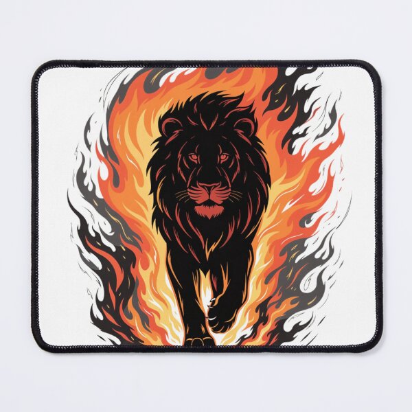 Item preview, Fear Is a Liar – Fierce Lion Fire Motivational Design designed and sold by LordOfWear.