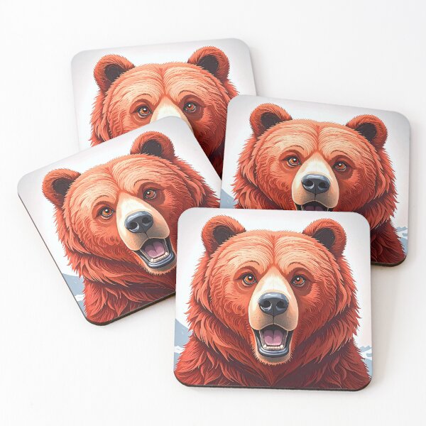 Item preview, A bear portrait designed and sold by Creative Visualize.