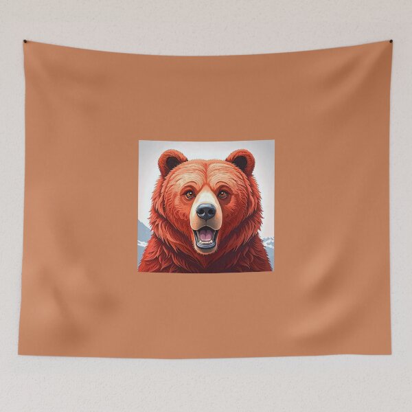 Item preview, A bear portrait designed and sold by Creative Visualize.