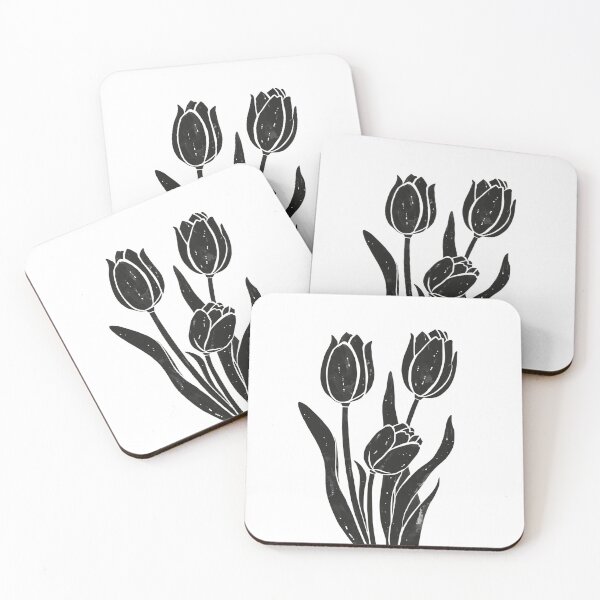 Item preview, Black tulips designed and sold by uunaa.