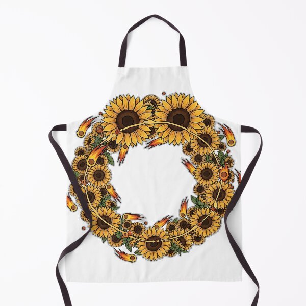 Item preview, Twin Sunflower Comet Wreath designed and sold by pumsquare.