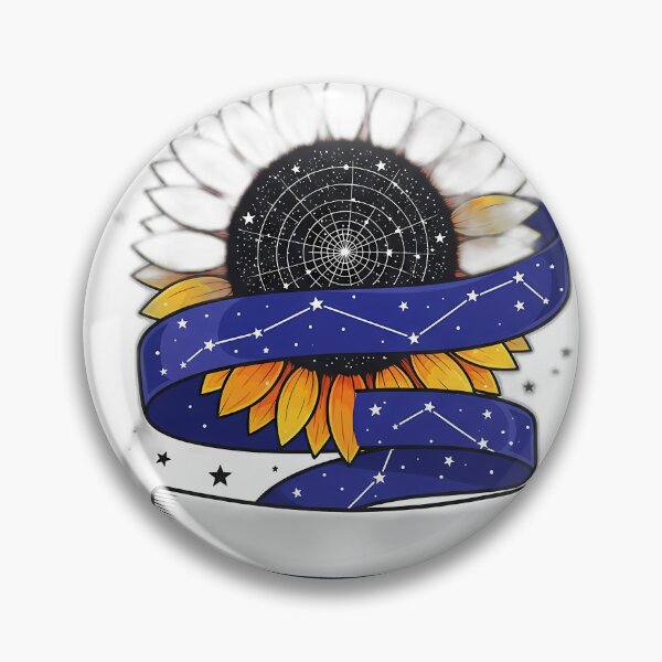 Item preview, Sunflower Constellation Ribbon Seal designed and sold by pumsquare.