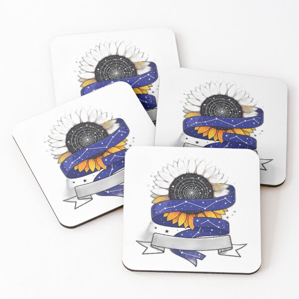 Item preview, Sunflower Constellation Ribbon Seal designed and sold by pumsquare.