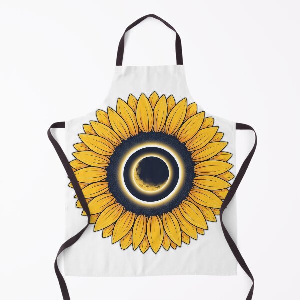 Item preview, Radiant Sunflower Eclipse Badge designed and sold by pumsquare.