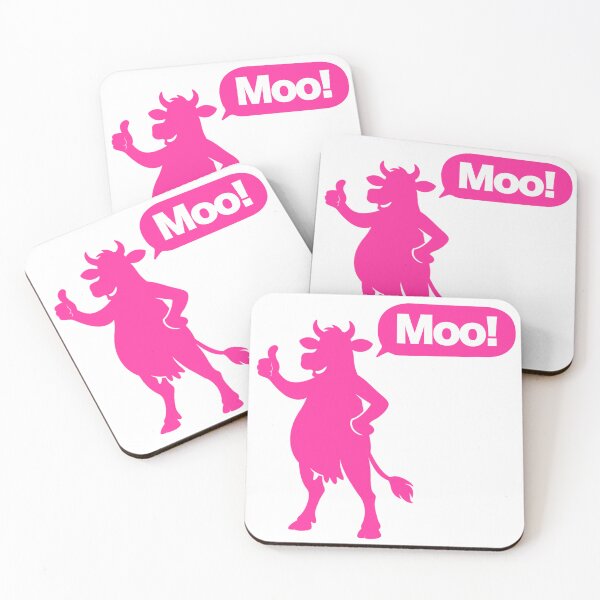 Item preview, Pink Moo Cow Silhouette designed and sold by pUNKnown.