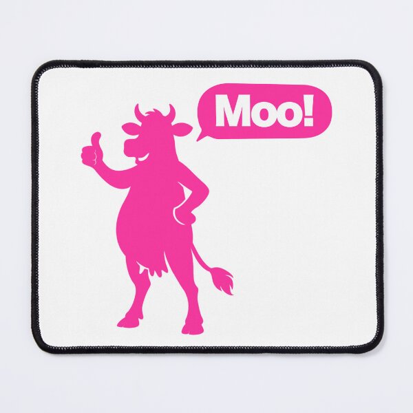 Item preview, Pink Moo Cow Silhouette designed and sold by pUNKnown.