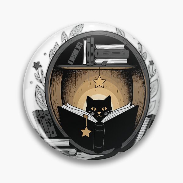 Item preview, Book Nook Cat With Star Bookmark designed and sold by pumsquare.
