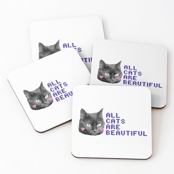Item preview, All Cats Are Beautiful on White <3 designed and sold by AnimaliaStar.