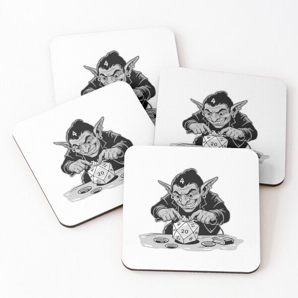 Artikelvorschau, Goblin Polieren Glücks-D20 entworfen und verkauft von pumsquare.