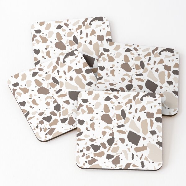 Item preview, Soft Clay Neutral Terrazzo Pattern | Abstract Shapes | Modern Boho Home Decor designed and sold by Claire_Brown.