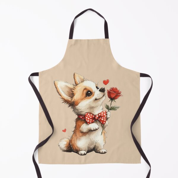 Item preview, Cute Corgi With Rose designed and sold by Erika Kaisersot.