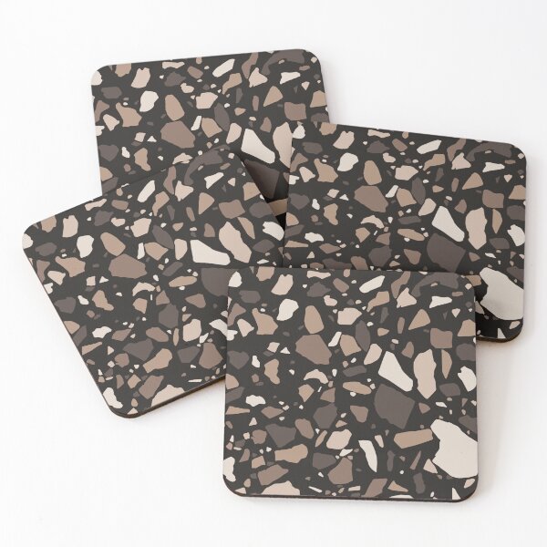 Item preview, Deep Clay Neutral Terrazzo Pattern | Abstract Shapes | Modern Boho Home Decor designed and sold by Claire_Brown.