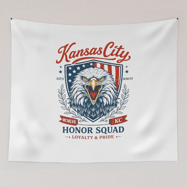 Artikelvorschau, Kansas City Eagle Shield T-Shirt entworfen und verkauft von Matinez Pink.