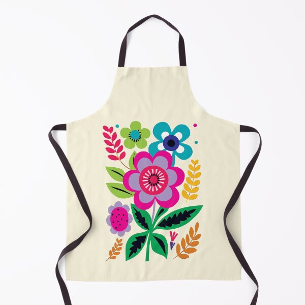 Item preview, Cool Colorful Capacious Folk Floral Abstract Design designed and sold by CharlottePlaceArt.