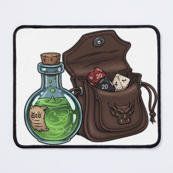 Item preview, Goblin Potion And Dice Satchel designed and sold by pumsquare.