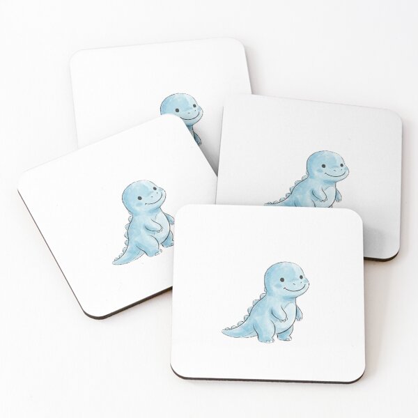 Item preview, cute blue dinosaur designed and sold by haebalagii.