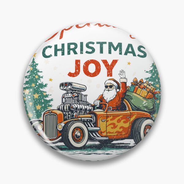 Item preview, Hot Rod Christmas Joy T-Shirt designed and sold by Matinez Pink.