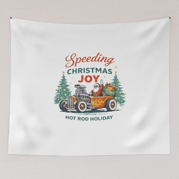 Item preview, Hot Rod Christmas Joy T-Shirt designed and sold by Matinez Pink.