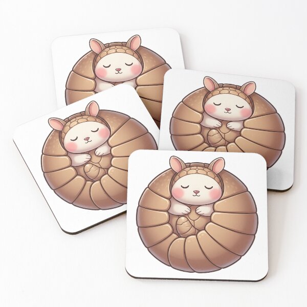 Item preview, Kawaii Round Armadillo designed and sold by Teeny Quities.