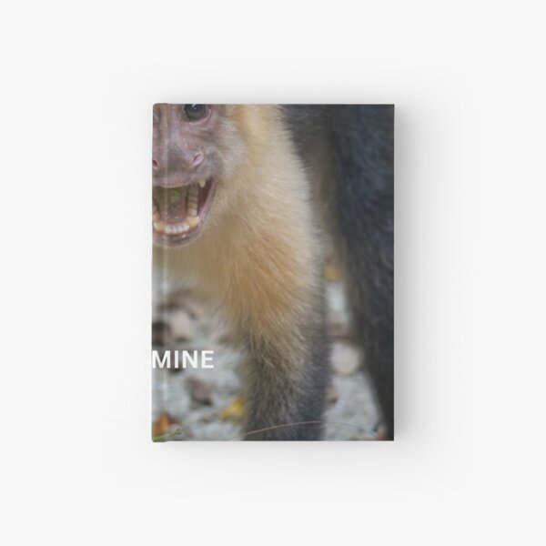 Item preview, This Is Mine Monkey Meme Funny Possessive Animal Sticker Food Humor Capuchin Gift designed and sold by WildFrameNature.