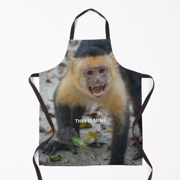 Item preview, This Is Mine Monkey Meme Funny Possessive Animal Sticker Food Humor Capuchin Gift designed and sold by WildFrameNature.