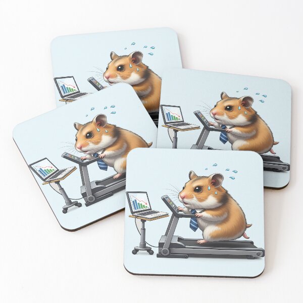 Item preview, The Daily Grind Corporate Hamster Wheel designed and sold by SillyPawsStudio.