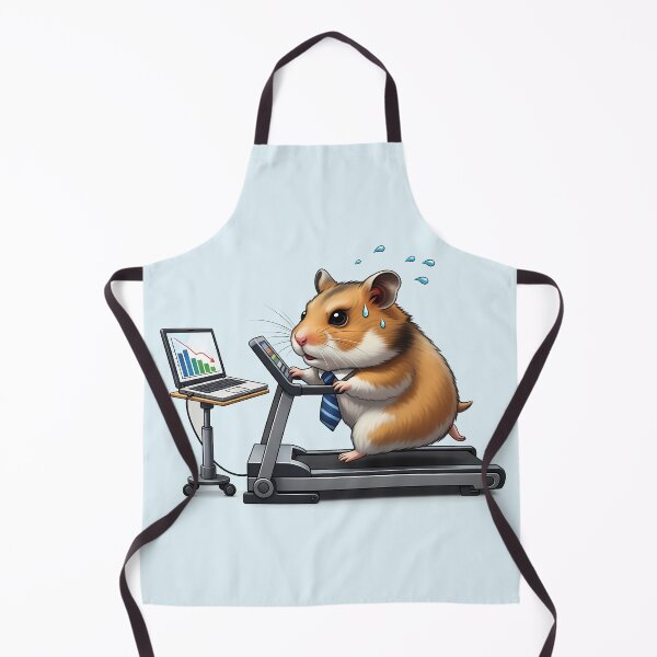 Item preview, The Daily Grind Corporate Hamster Wheel designed and sold by SillyPawsStudio.
