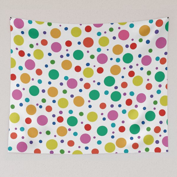 Item preview, Fun multicolored circles or polka dots designed and sold by PixcreativaShop.