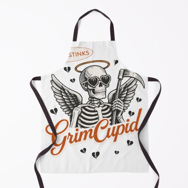 Item preview, Grim Cupid Skeleton T-Shirt designed and sold by Matinez Pink.