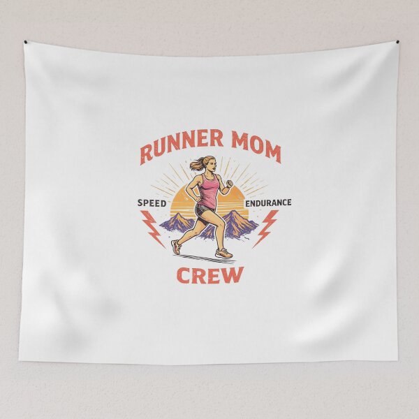 Item preview, Runner Mom Crew T-Shirt designed and sold by Matinez Pink.