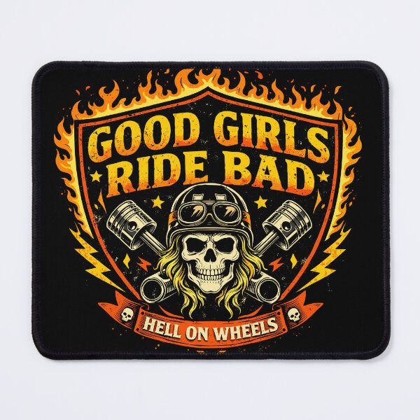 Item preview, Badass Biker Girl T-Shirt designed and sold by Matinez Pink.