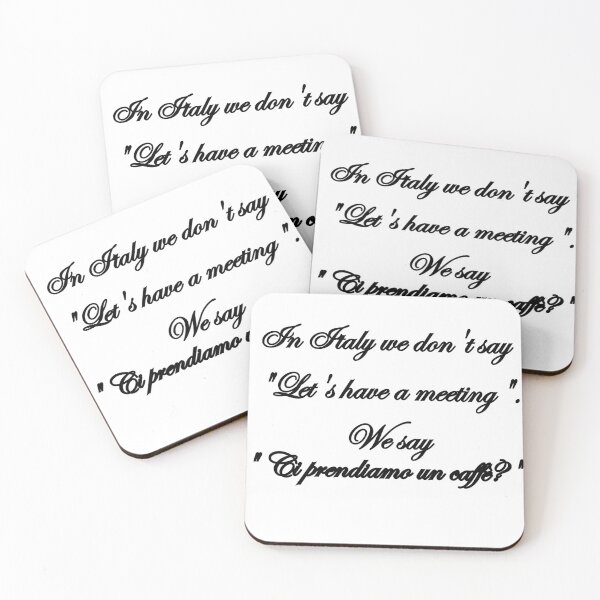 Item preview, Funny Italian Coffee Meeting Quote Ci Prendiamo un Caffè? designed and sold by TheItaliandilemma.