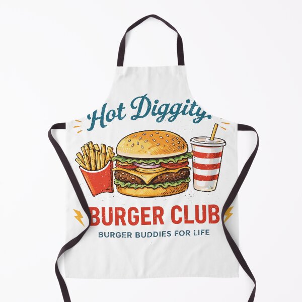 Item preview, Burger Club T-Shirt designed and sold by Matinez Pink.