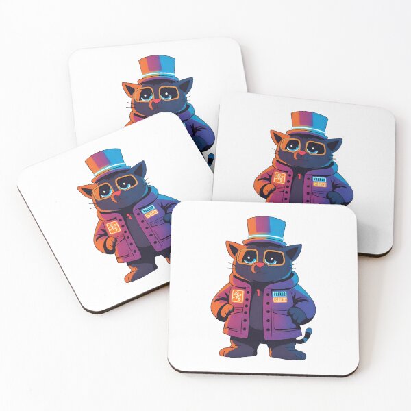 Item preview, cyberpunk cat designed and sold by geekmania48.