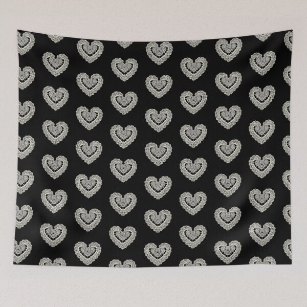 Item preview, White lace floral heart designed and sold by uunaa.