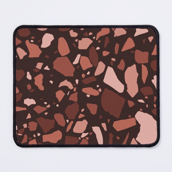 Item preview, Burnt Blush Terrazzo Pattern | Abstract Shapes | Modern Boho Home Decor designed and sold by Claire_Brown.