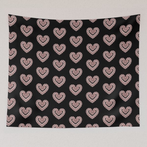 Item preview, Pink lace floral heart designed and sold by uunaa.