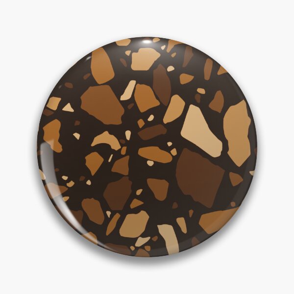 Item preview, Deep Ochre Linen Terrazzo Pattern | Abstract Shapes | Modern Boho Home Decor designed and sold by Claire_Brown.