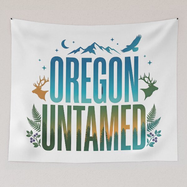 Item preview, oregon beach, oregon, coastal vibes, untamed art, wildlife design designed and sold by TrueArtVibes.