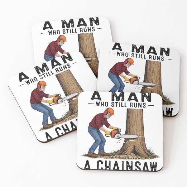 Item preview, Never Underestimate A Man Who Still Runs A Chainsaw In His Sixties designed and sold by RamneekFraty.