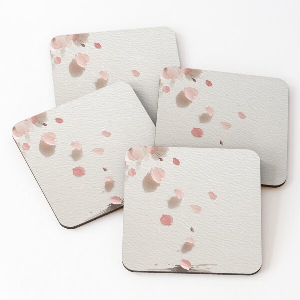 Item preview, Cherry Blossom Art Print | Japanese Ink Wash Wall Art | Sakura Petals Falling | Minimalist Japandi Decor designed and sold by yugenprint.